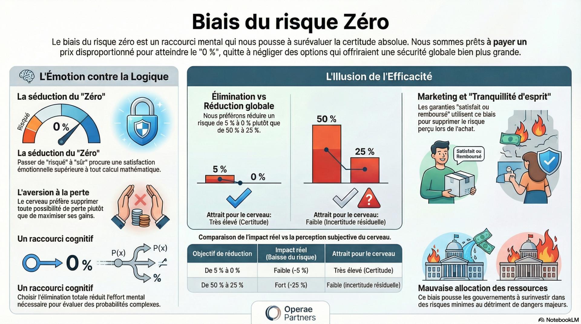 Le biais du risque zéro